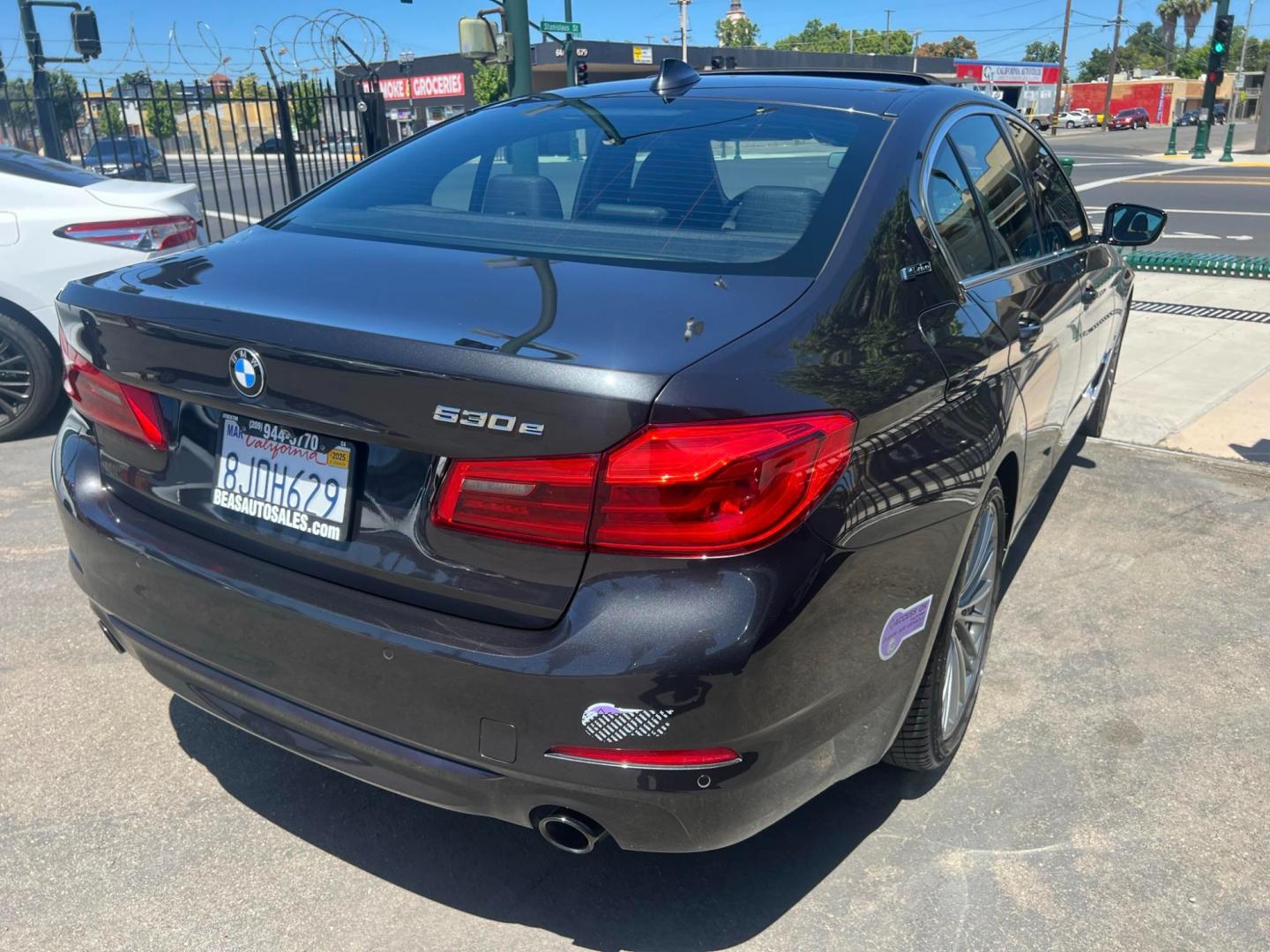 2019 DARK GRAY /BLACK BMW 5-Series (WBAJA9C5XKB) , located at 744 E Miner Ave, Stockton, CA, 95202, (209) 944-5770, 37.956863, -121.282082 - PLUS TAXES AND FEES - Photo#12